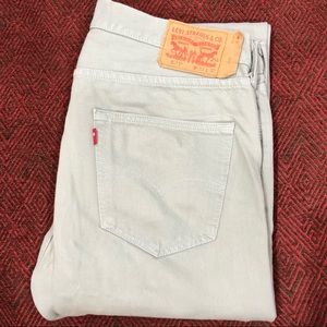 Levi’s 501 33x32 Light Gray